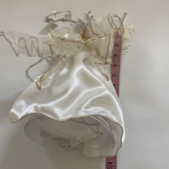 Kurt S. Adler Light Gold And Ivory Angel Treetop - Picture 9 of 15